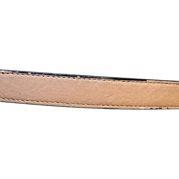 Louis Vuitton Monogram  LV Iconic Gold IV Initials Buckle  Leather Belt One Size - Picture 6 of 14